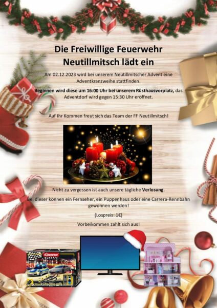 2023.11.28 Adventkranzweihe FF NEUtillmitsch