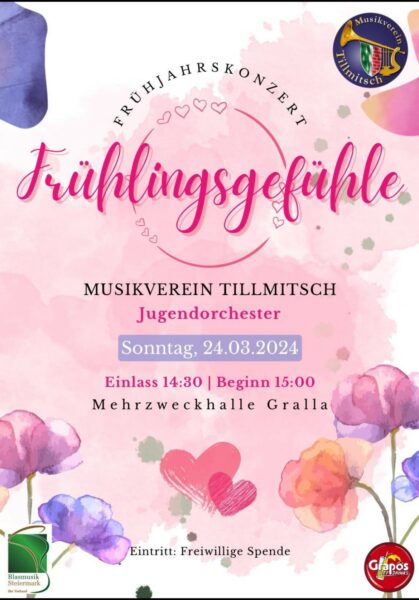 2024.02.19 Frühjahrskonzert 2024 Musikverein Tillmitsch