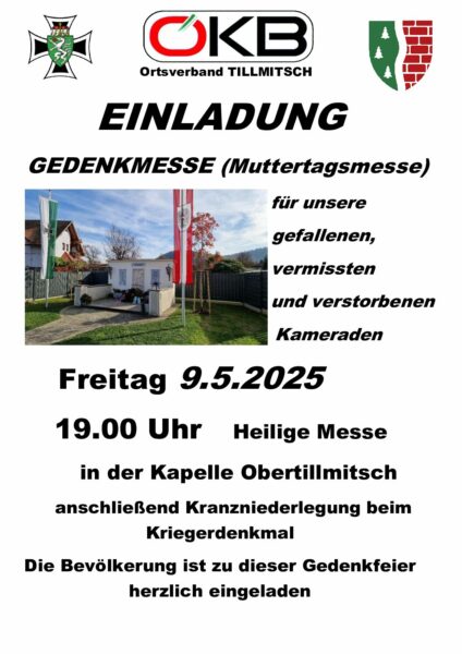 2025.04.17 Gedenkmesse Muttertagsmesse ÖKB