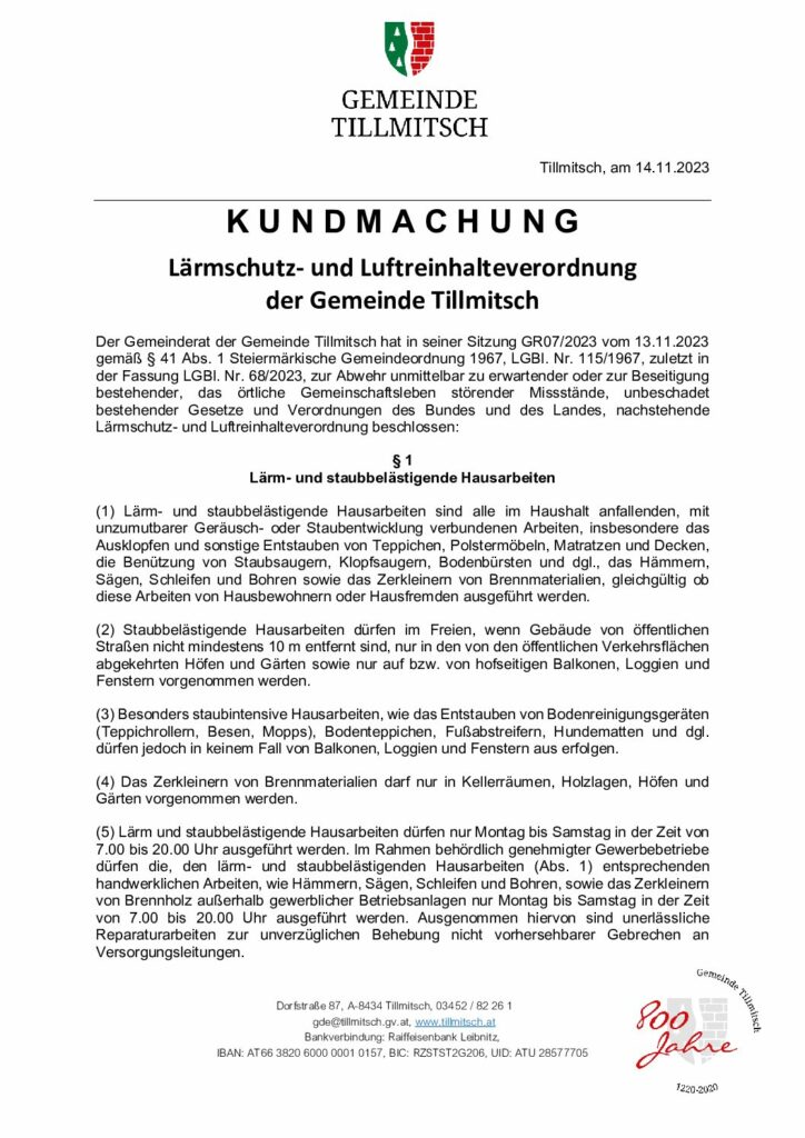 Kundmachung_Luftreinhalteverordnung