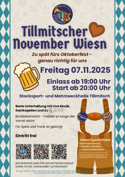 Tillmitscher November Wiesn Flyer