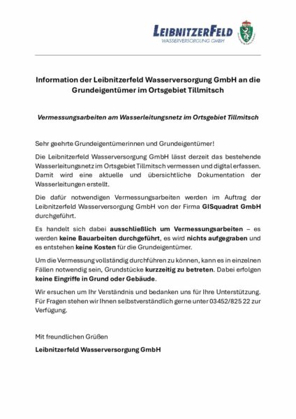 Information-Vermessungsarbeiten-Ortsgebiet Tillmitsch