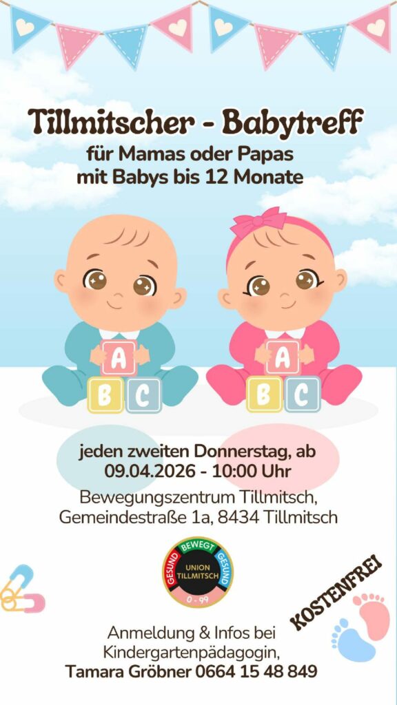 Flyer Tillmitscher Babytreff