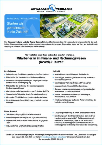 RZ AWV stelleninserat A4
